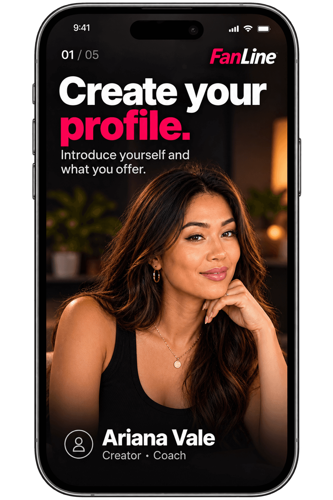 Create your FanLine creator profile